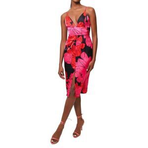 Hutch Catalina Floral Midi Dress | Sleeveless Tiered Midi | Size 0